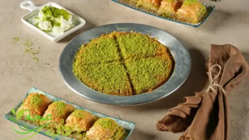 الكنافة بالمكسرات