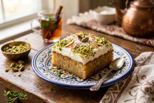 Basbousa with Cream 