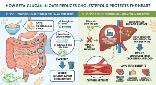 Beta-glucan soluble fiber in oats how it lowers cholesterol and supports heart health