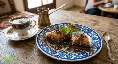 Chocolate baklava