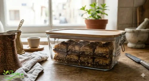 Chocolate baklava