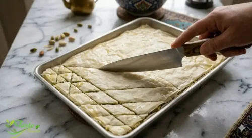 Persian Baklava (Baghlava) | Cut Into Diamond Shapes