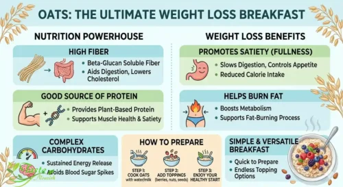 Oats nutrition for weight loss high fiber protein satiety breakfast food