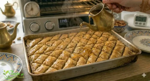 Persian Baklava (Baghlava) | Pour Cooled Syrup 