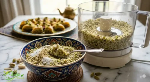 Persian Baklava (Baghlava) | Prepare the Nut Filling-persian baklava