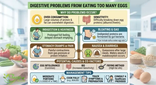 digestive problems from eating too many eggs