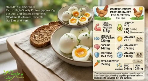 egg vitamins minerals choline selenium vitamin D B12 nutrition chart