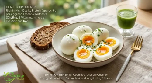 healthy boiled eggs nutrition benefits protein rich breakfast