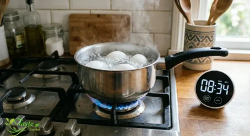 how long to boil eggs on stovetop with timer