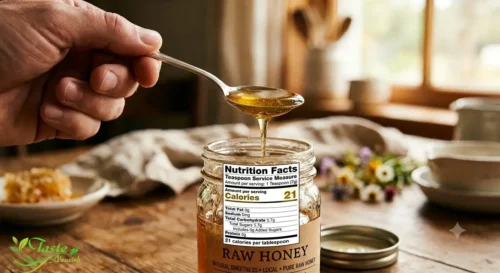 how many calories in a teaspoon of honey - 21 calories measured serving
