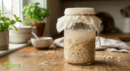 overnight oats soaking in water to reduce phytic acid and improve digestion