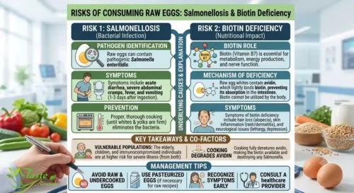 risks of consuming raw eggs biotin deficiency salmonella