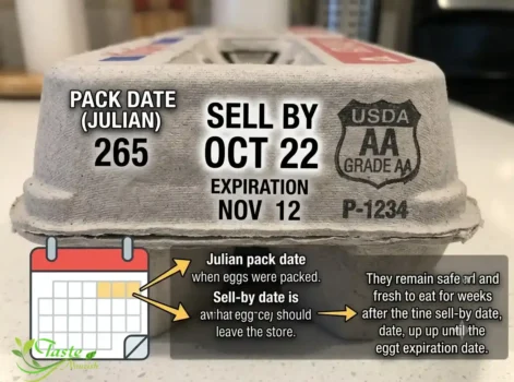 understanding egg expiration sell-by date on egg carton