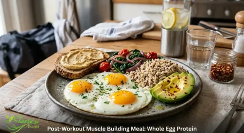 whole eggs for muscle building post workout meal protein