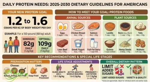 Chicken Protein Content: protein needs under the 2025-2030 Dietary Guidelines