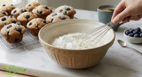 Easy Blueberry Muffins Recipe (Tall, Bakery-Style Tops)