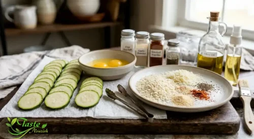 Ingredients Crispy Baked Zucchini Chips Recipe
