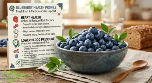 Fresh blueberries linked to heart health and lower blood pressure
