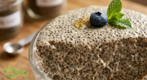 creamy set chia pudding texture