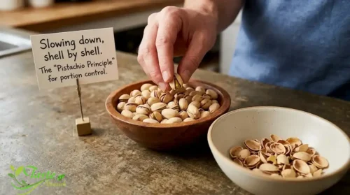 Pistachios Weight Loss: pistachios that help slow down eating for portion control