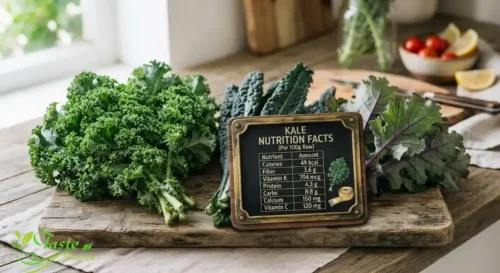 kale Weight Loss: Kale nutrition facts per 100 grams including calories, fiber, and vitamin K