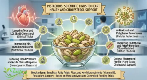 Pistachios linked to heart health and cholesterol support in nutrition research