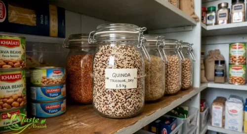 Health Benefits of Quinoa: Dry quinoa stored  