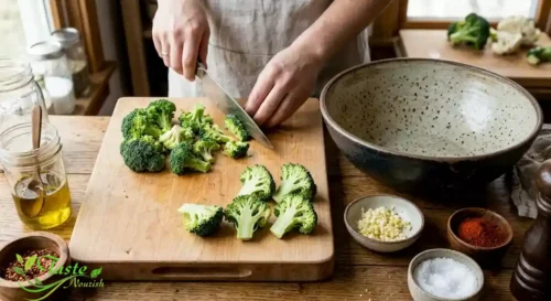 Spicy Roasted Broccoli