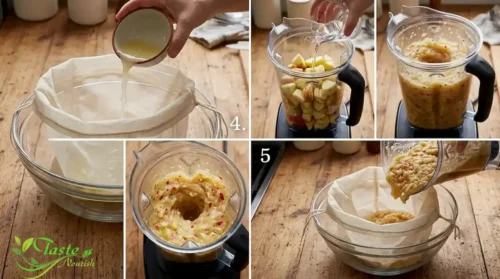 Homemade Apple Cider From Scratch (Blender Method, 4 Apples Types)