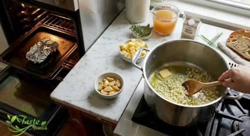Roasted Garlic Soup Recipe Creamy & Velvety From Scratch