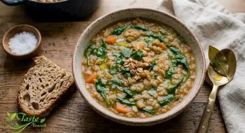 Hearty Oat Lentil Soup Recipe (Thick, Savory & Simple)